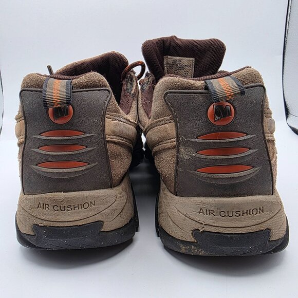 Merrell Boulder Mens Size 10 Brown Shoes Vibram Soles Camping Hiking Trails - Picture 5 of 13